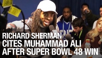 Richard Sherman Cites Muhammad Ali After Super Bowl 48 Win