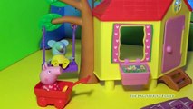 PEPPA PIG Nickelodeon Peppa Tree House + Emily Elephant + BBC Toys Video Parody