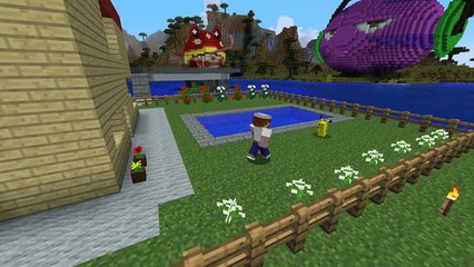 Minecraft vs Pokemon go | GIGA SNORLAX!! | (PvZ/Pokego Land)