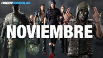 Lanzamientos de juegos noviembre