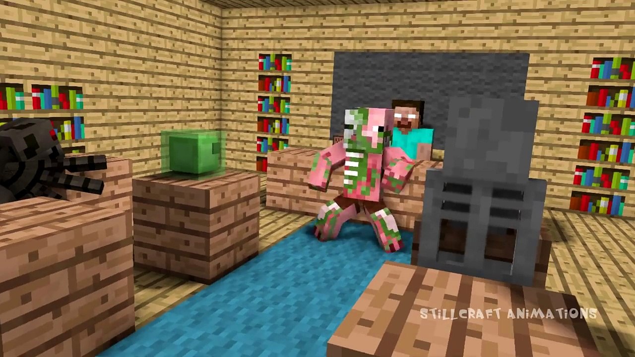 Monster School: Dancing - Minecraft Animation