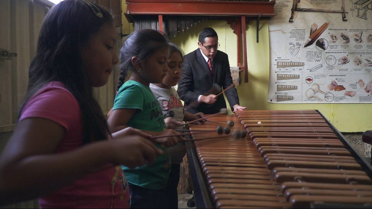 Traditional music strikes a cord with youngsters in Guatemala