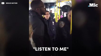 Ator intervém em autocarro