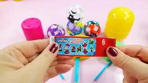 Cars 2 Play doh Lollipop Party Spiderman Kinder surprise eggs Hello Kitty