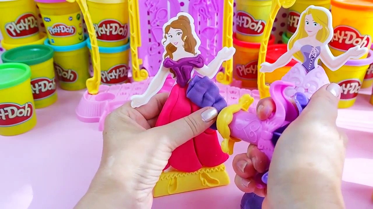 Cinderella DISNEY Play doh Cinderella Play doh videos PRINCESS Fashion 2 Princesse Play Set