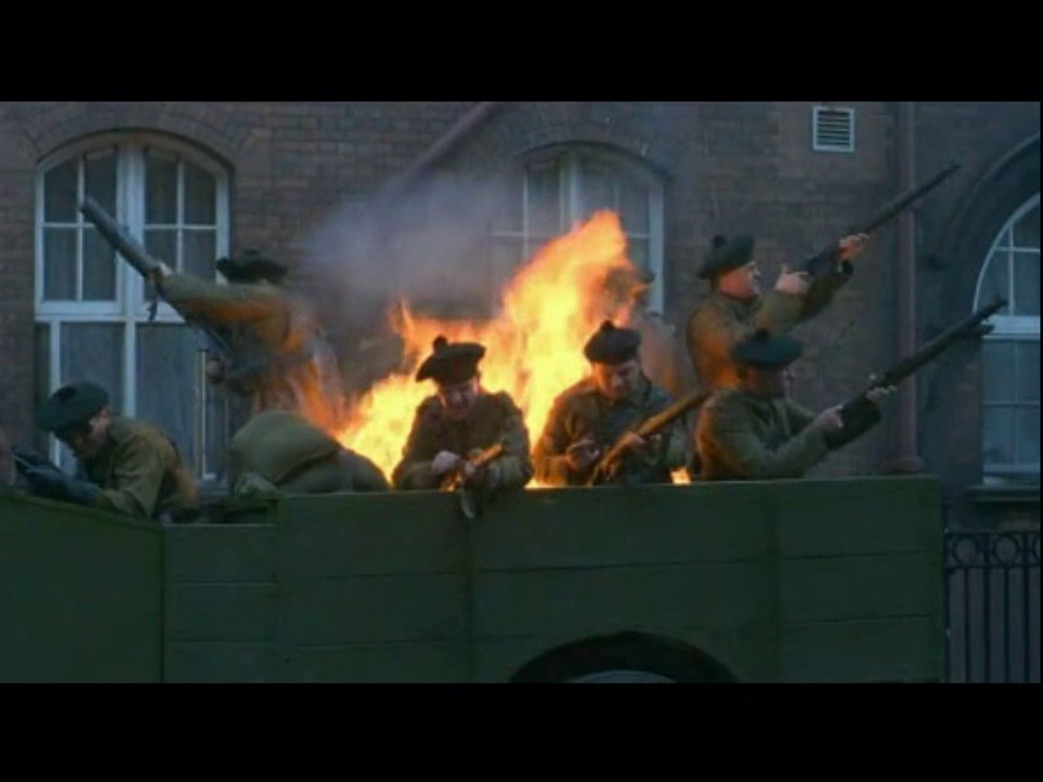 Michael Collins - petrol bomb