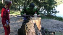 Hulk and Ironman In Real Life Pellet Rifle and Pistol In BB Air Pellet Nerf Gun Serie (Airsoft)
