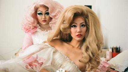 Drag Queen Kim Chi Gives a Supermodel a Makeup Transformation