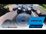 KTM RC 390 Engine Sound | MotorBeam