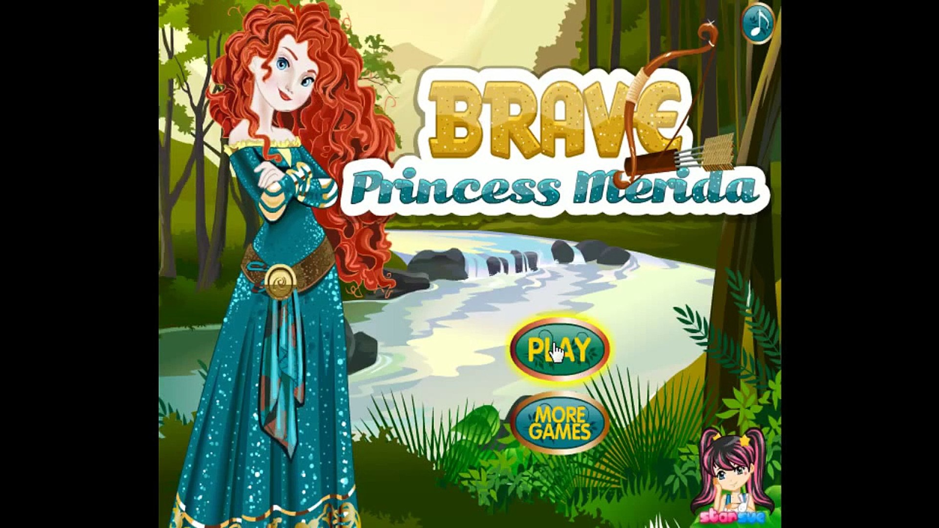 ⁣Disney Brave Princess Merida Dress Up Game - Princess Games