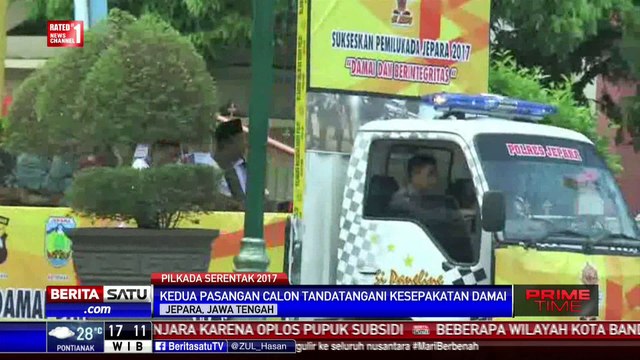 Peserta Pilkada di Jepara Sepakati Deklarasi Damai