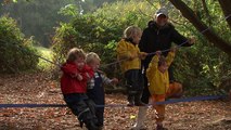 Forest school nurseries teach children in the great outdoors