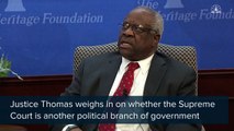 Clarence Thomas Discusses Whether The Supreme Court Is Political | NBC News