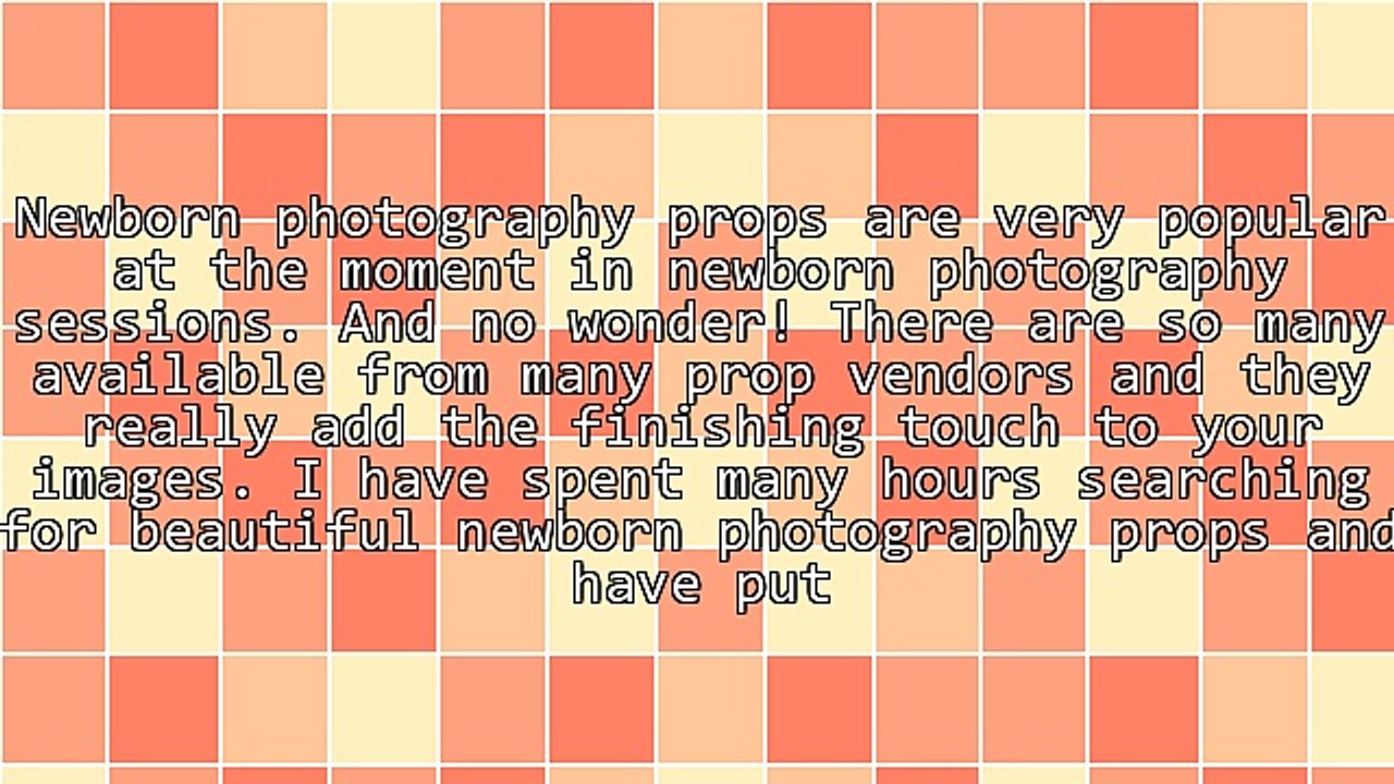 10 Newborn Photography Props You'll Need