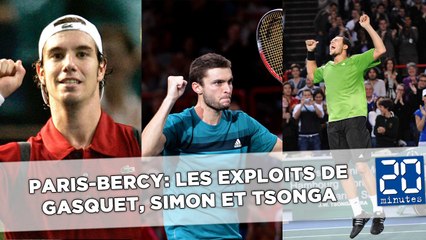 Paris-Bercy: Les exploits de Tsonga, Gasquet et Simon