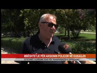 MBESHTETJET PER AKSIONIN POLICOR NE DUKAGJIN