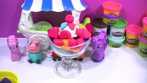 PLAY DOH COLORFUL! Create playdoh ice cream stars cakes peppa pig videos español by FKVC