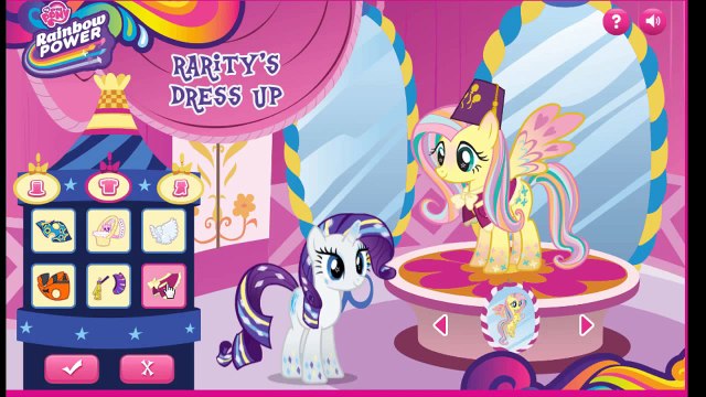 ♥♥ My Little Pony Friendship Is Magic - Raritys Dress Up - My Little Pony Games ♥♥