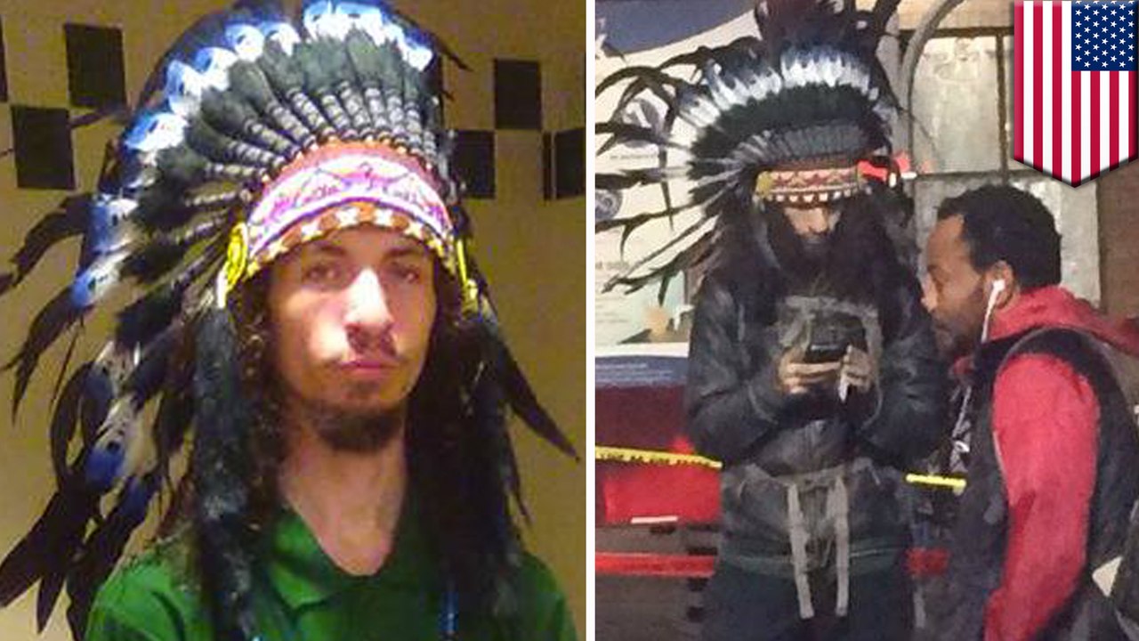 Good Samaritan in Native American headdress disarms shooter on Portland train