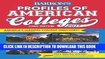 Ebook Profiles of American Colleges 2017 (Barron s Profiles of American Colleges) Free Read