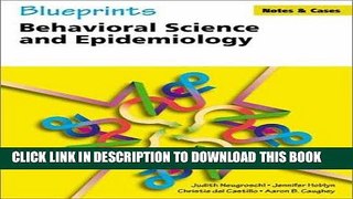 Best Seller Blueprints Notes   Cases_ Behavioral Science and Epidemiology (Blueprints Notes
