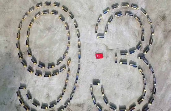 3. havalimanında 29 Ekim'e yakışır kutlama