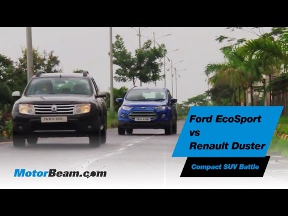 Ford EcoSport vs Renault Duster - Compact SUV Battle - MotorBeam