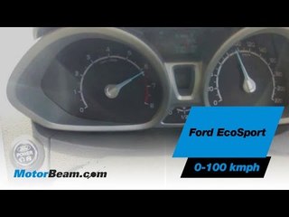 Ford EcoSport - 0-100 km/hr | MotorBeam