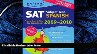 Enjoyed Read Kaplan SAT Subject Test: Spanish 2009-2010 Edition