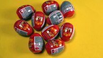 10X Kinder Surprise Angry Birds Eggs Unboxing - Kinder Toys Show