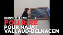 Le fou-rire de Najat Vallaud-Belkacem en Nouvelle-Calédonie