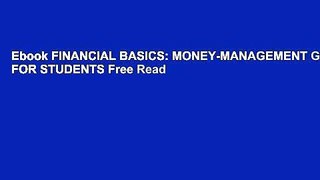 Ebook FINANCIAL BASICS: MONEY-MANAGEMENT GUIDE FOR STUDENTS Free Read