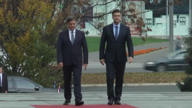 Hırvatistan Başbakanı Plenkovic Bosna Hersek'te