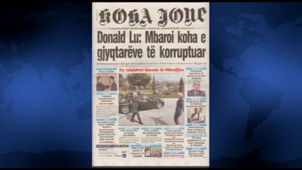 SHTYPI I DITES ME TITUJT KRYESORE TE FAQEVE TE PARA TE GAZETAVE SHQIPTARE E MERKURE 5 TETOR 2016 LAJ