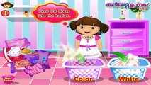 Dora The Explorer - Dora Laundry Cleaning Time. Full Episodes in English 2016 #Dora_games