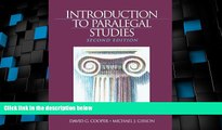 Big Deals  Introduction To Paralegal Studies  Full Read Most Wanted