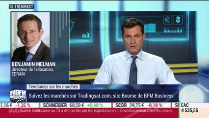Les tendances sur les marchés: "On a une économie américaine qui continue à croître à un rythme tout à fait convenable", Benjamin Melman - 28/10