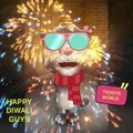Happy Diwali Tom cat and Angela very funny Punjabi Hindi video Diwali special