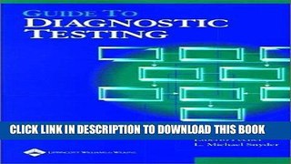 [READ] EBOOK Guide to Diagnostic Testing BEST COLLECTION