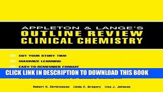 [FREE] EBOOK Appleton   Lange s Outline Review Clinical Chemistry BEST COLLECTION