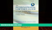 Big Deals  International Lawyers Gde To Legal Analysis   Communication in US  Full Ebooks Most