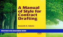 Big Deals  A Manual of Style for Contract Drafting  Best Seller Books Most Wanted