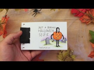 'Boring Halloween Selfie' Flipbook Has a Big Surprise