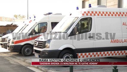 Télécharger la video: Rama viziton qendrën e urgjencës - News, Lajme - Vizion Plus