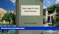 Books to Read  One Page CA Bar Cheat Sheets - REAL PROPERTY  Checklist  Full Ebooks Most Wanted