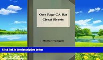 Big Deals  One Page CA Bar Cheat Sheets - CORPORATIONS  checklist  Best Seller Books Best Seller