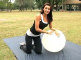 How to Use an Exercise Ball   Toning Your Outer Thighs Using an Exercise Ball