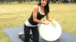 How to Use an Exercise Ball   Toning Your Outer Thighs Using an Exercise Ball