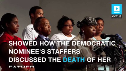 Daughter of Eric Garner slams Clinton campaign over emails about father's death