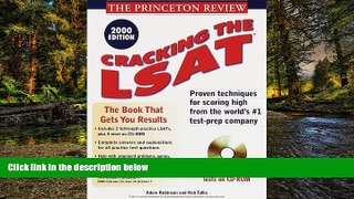 READ FULL  Princeton Review: Cracking the LSAT with Sample Tests on CD-ROM, 2000 Edition  READ
